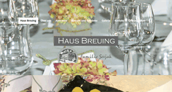 Desktop Screenshot of haus-breuing.de